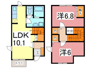 ファミール・メゾン　Ⅱの物件間取画像